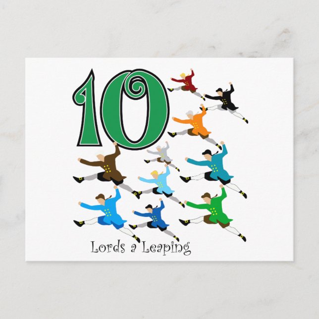 Cartão Postal 10 Lords Saltando (Frente)