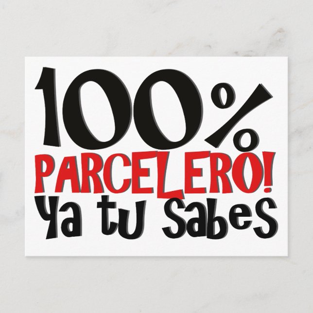 Cartão Postal 10% Parcelero, você sabe sabe. (Frente)