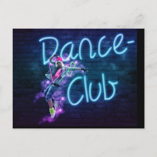 CARTÃO POSTAL 116 CLUBE DE DANÇA DE NEON - CLUBE DE REALISMO DI