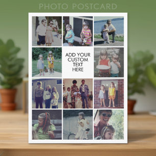 Cartão Postal 11 Colagem Instagram - Texto Personalizado