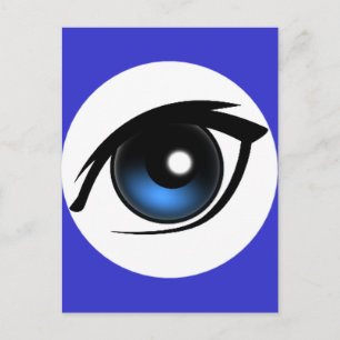 Cartão Postal 12161376535424074narrowhouse_cartoon_eye