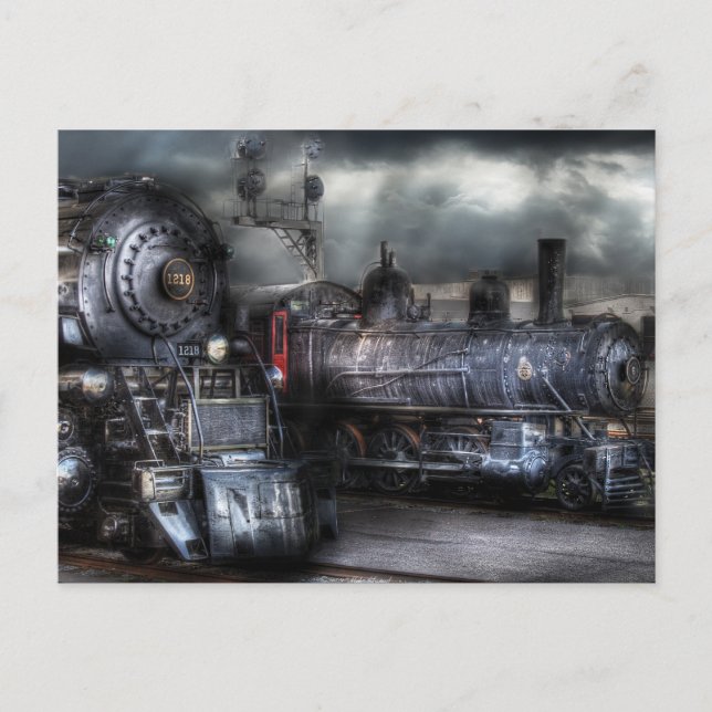 Cartão Postal 1218 - Waiting for Departure (Frente)