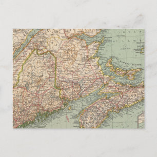 Cartão Postal 129 Maine, Nova Escócia, New Brunswick, Quebec