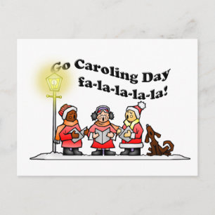Cartão Postal 12-20 Ir Caroling Day