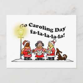 Cartão Postal 12-20 Ir Caroling Day