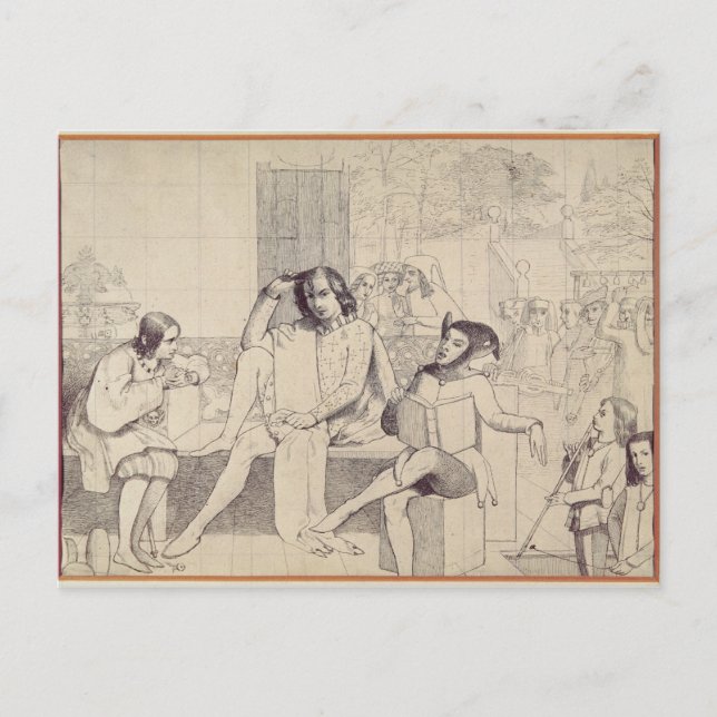 Cartão Postal 12.a noite, c.1850 (Frente)