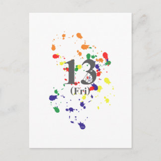 Cartão Postal 13o Sexta-feira