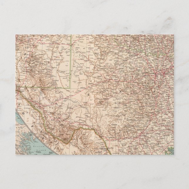 Cartão Postal 14344 NM, Okla, Tex (Frente)