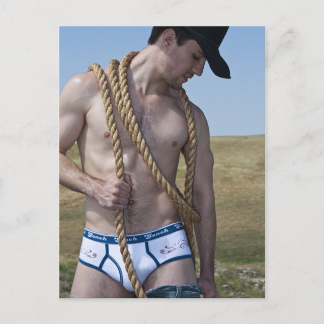 Cartão Postal 15881-RA Vaqueiro Sexy (Frente)