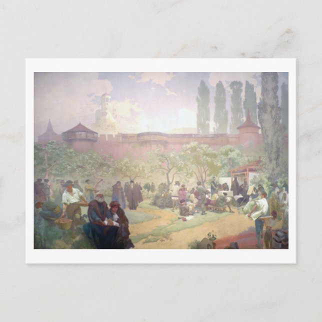 Cartão Postal #15 Impressão da Bíblia de Kralice em Ivancice (Frente)