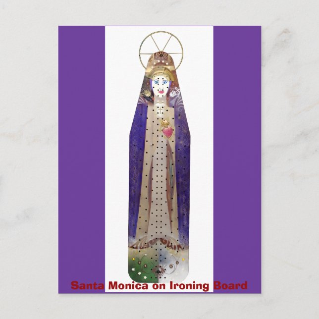 Cartão Postal 1641, Santa Monica na Tábua de Passar (Frente)