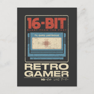 Cartão Postal 16-bit Retro Gamer