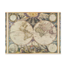1702 Novo mapa do mundo