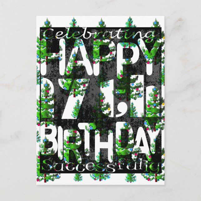 Cartão Postal 17.º aniversário (Frente)