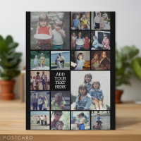 17 Colagem e texto de fotos - Pode editar preto