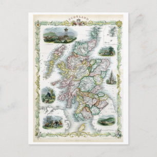 Cartão Postal 1851 Escócia