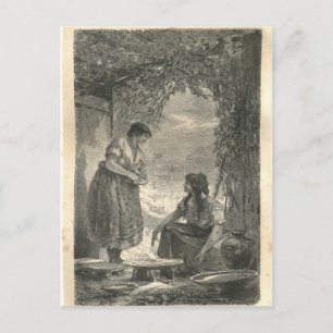 Cartão Postal 1877 Impressão México, Terra e seus povos