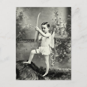 Cartão Postal 1880 Cupido no Trabalho