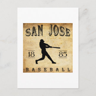 Cartão Postal 1885 San Jose California Baseball