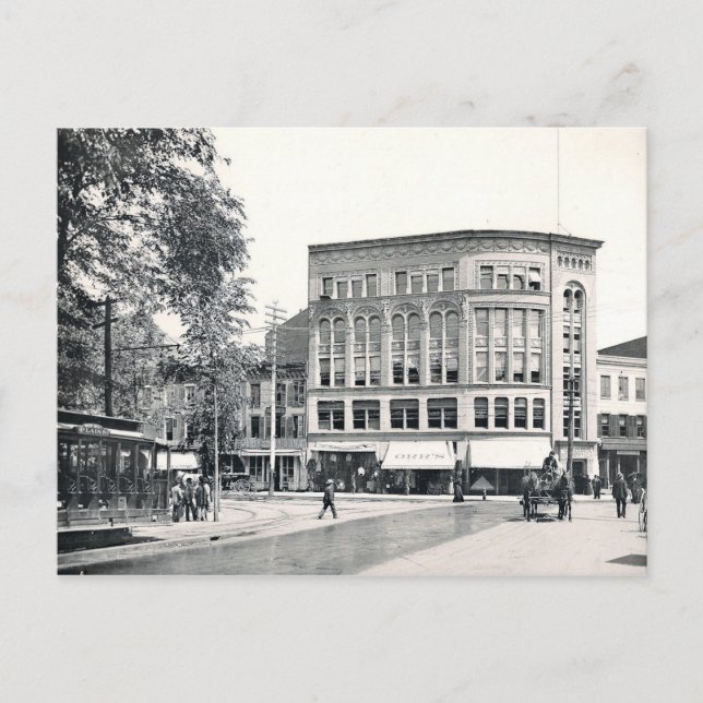 Cartão Postal 1897 Bennett Block Wilkes Barre Pa (Frente)