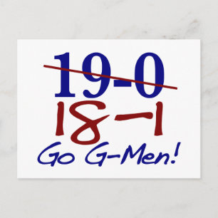 Cartão Postal 18-1 Go G-Men