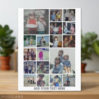 18 Colagem de Fotos e Texto - Pode Editar Branco