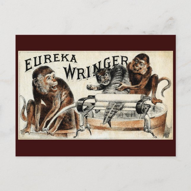 Cartão Postal 19º C. Eureka Wringer (Frente)