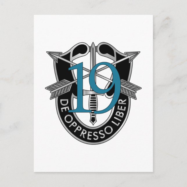 Cartão Postal 19º Grupo das Forças Especiais (Frente)