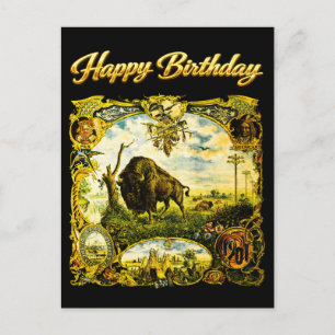 Cartão Postal 1901 Pan American Expo Buffalo NY Feliz Aniversári