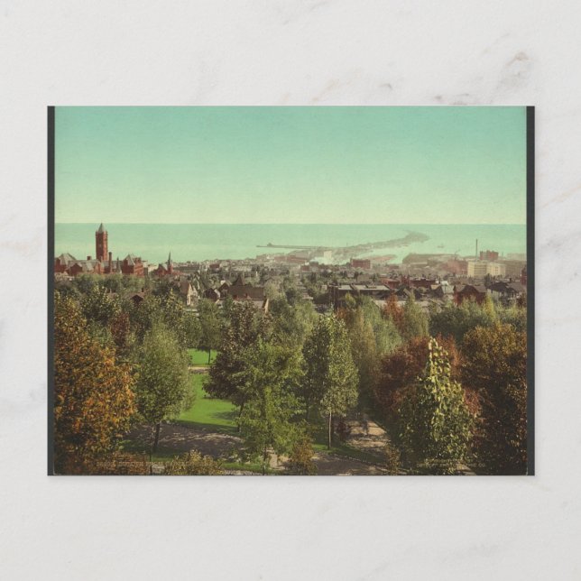 Cartão Postal 1902 Duluth, MN do Parque Cascade (Frente)