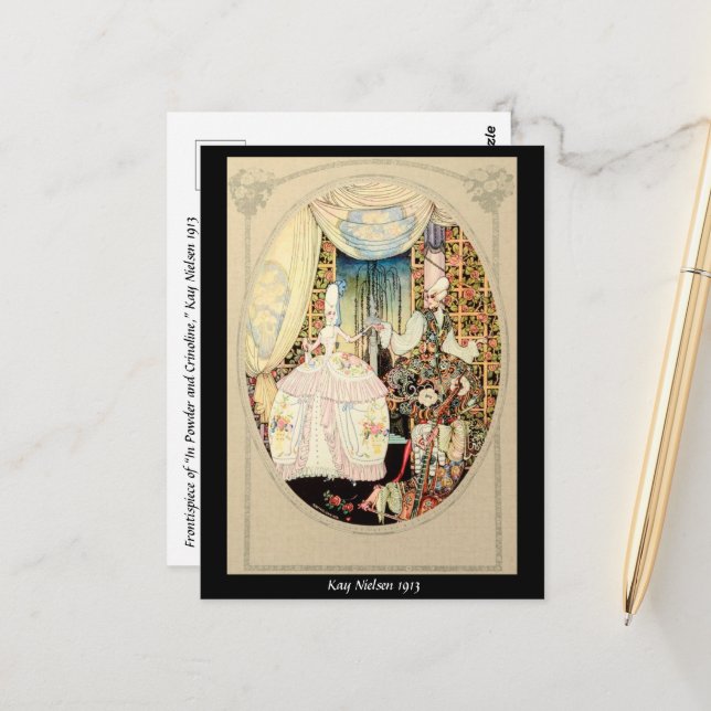 Cartão Postal 1913 Fronteira de "Em Pó e Colina" (Frente/Verso In Situ)