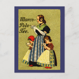 Cartão Postal 1915 Aproveite o Chá Marco Polo
