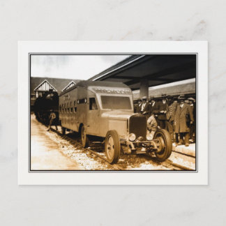 Cartão Postal 1930s História ferroviária curiosidade francês com