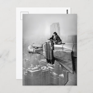 CARTÃO POSTAL 1935 FOTO DA NOVA IORQUE DE MARGARET BOURKE