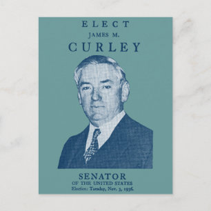 Cartão Postal 1936 Eleve Curley ao Congresso