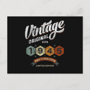 Cartão Postal 1945, 1940, 80 de Aniversário Retroativo