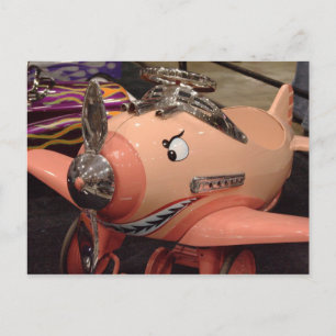 Cartão Postal 1946 Carro Pedal de Avião de Perseguição Murray