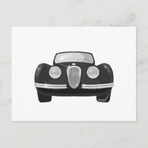 Cartão Postal 1950 Jaguar XK120