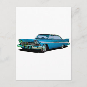 Cartão Postal 1957 Plymouth Belvedere Sport Coupe