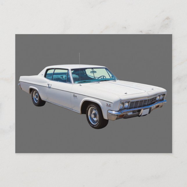 Cartão Postal 1966 Chevrolet Caprice 427 (Frente)