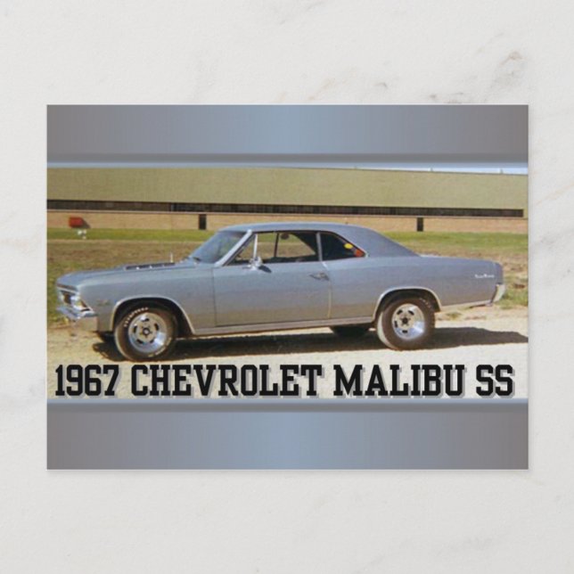 CARTÃO POSTAL 1967 CHEV SS (Frente)
