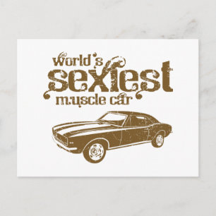 Cartão Postal 1967 Chevrolet Camaro SS 396