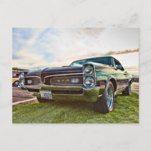 Cartão Postal 1967 Pontiac GTO