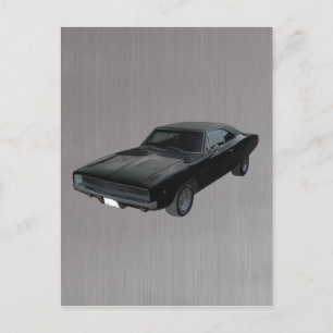 Cartão Postal 1968: carregador de manga de ar/t mopar aço escova