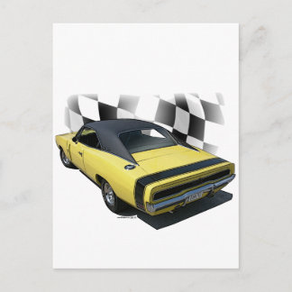 Cartão Postal 1970 Dodge Charger R/T