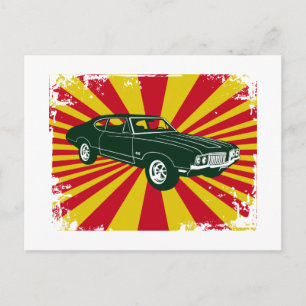 Cartão Postal 1970 Oldsmobile 442