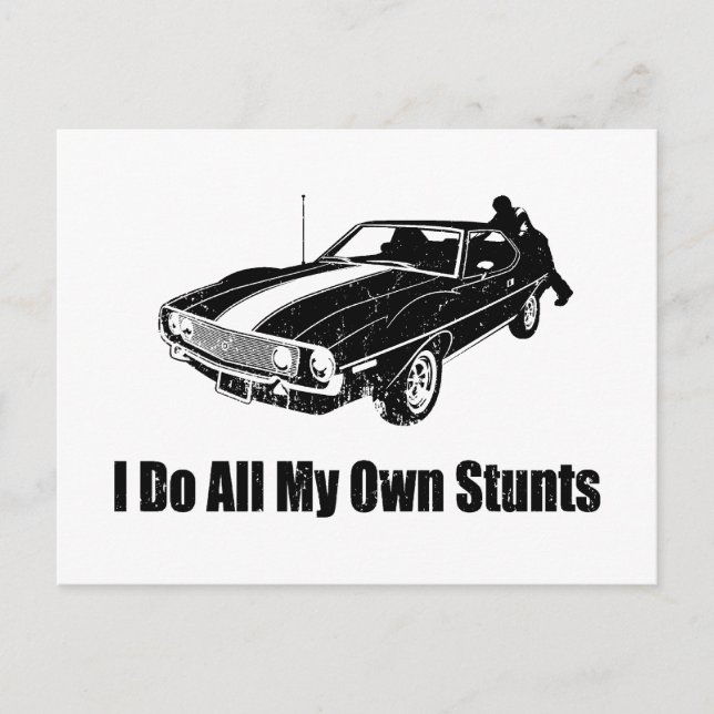 Cartão Postal 1971 AMC Javelin (Frente)