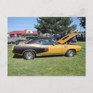 Cartão Postal 1971 Plymouth "Cuda" 440