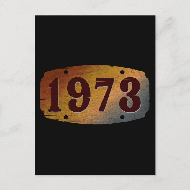 CARTÃO POSTAL 1973  VINTAGE (Frente)