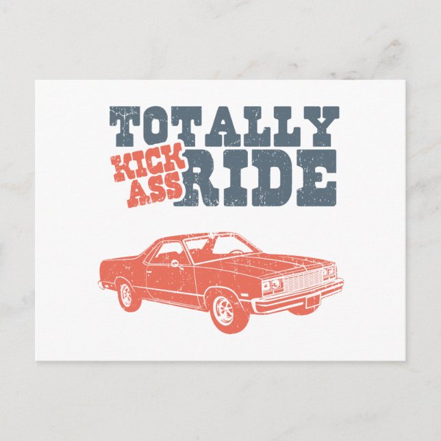 Cartão Postal 1977 Chevrolet El Camino (Frente)